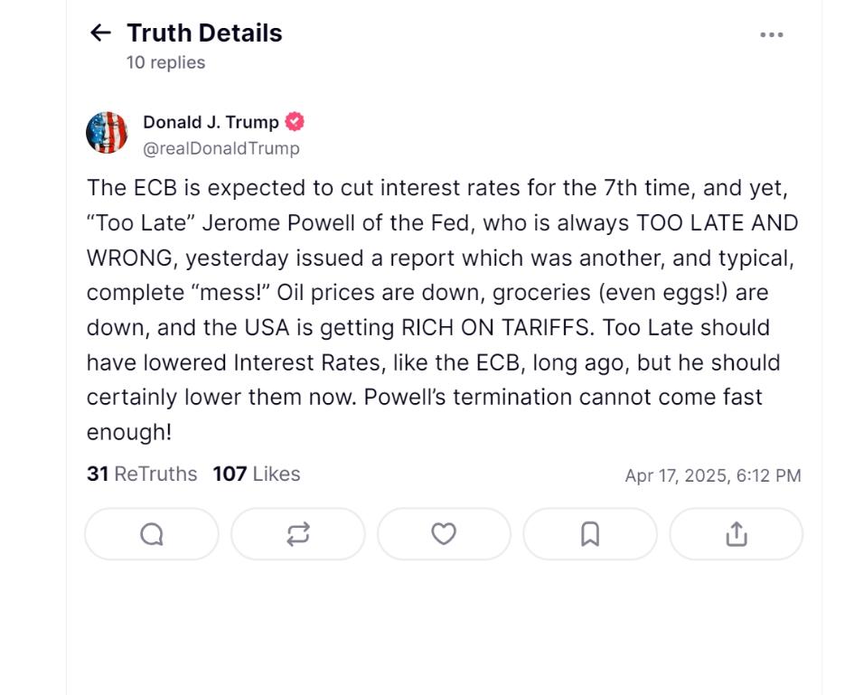 Countdown to "firing"? Trump announces Powell's impending departure!_aicoin_figure1