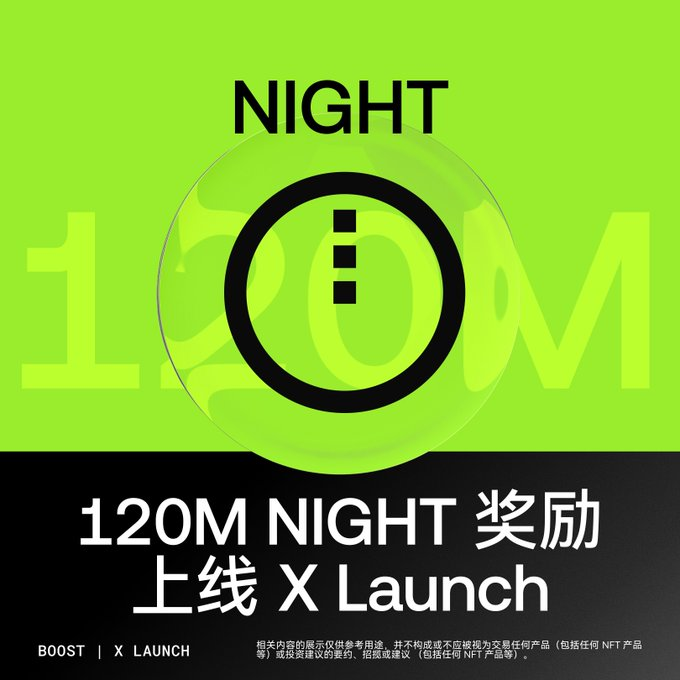 OKX Boost即将上线明星项目NIGHT,120M代币免费送!值得冲!_aicoin_图1 OKX Boost即将上线明星项目NIGHT,120M代币免费送!值得冲!_aicoin_图1