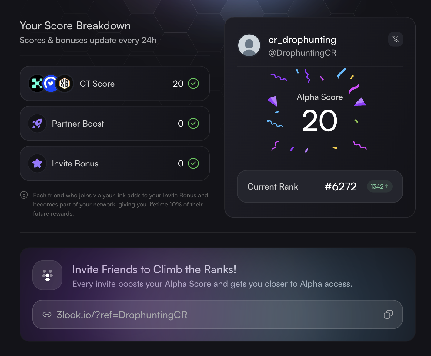 又一个的AI爆款空投！现在上车3look，还来得及！_aicoin_图4