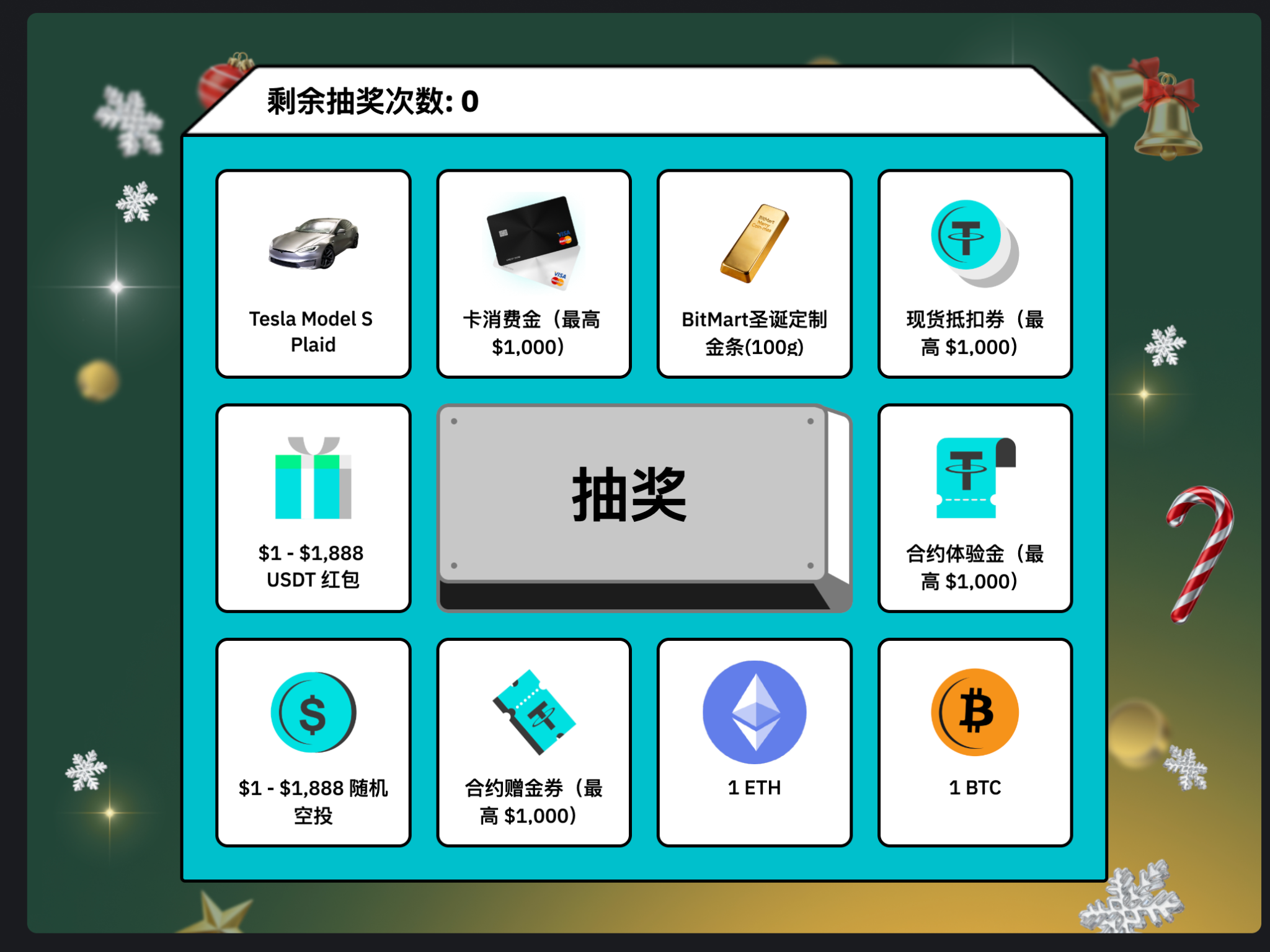 BitMart圣诞狂欢开启：百万豪礼+特斯拉+金条，多重活动助你开启财富之旅！_aicoin_图2