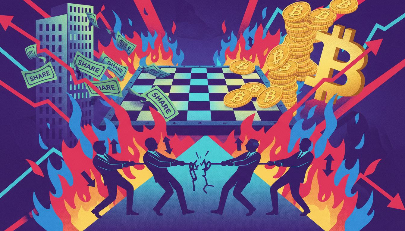 Strategy equity purchase coin game shareholder return